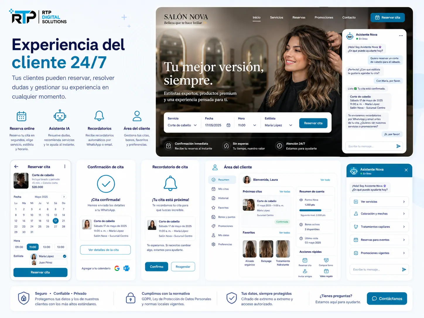 Experiencia del cliente para comercios y peluquerías en Navarra